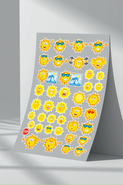 Sticker Market Set de autocolante solare - Pachet de 2