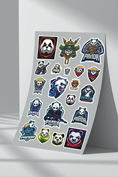 Sticker Market Set de autocolante Panda - Pachet de 1