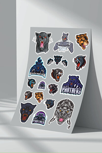 Sticker Market Set de autocolante Panther - Pachet de 2