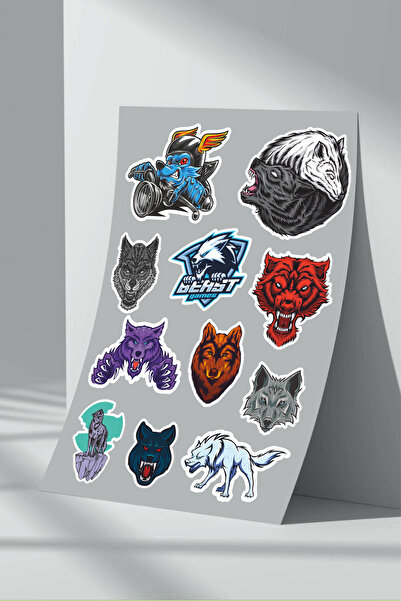 Sticker Market Set de autocolante Kurt Wolf din 4 piese