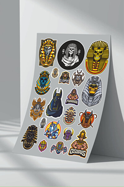 Sticker Market Set de autocolante egiptean antic de 13 piese
