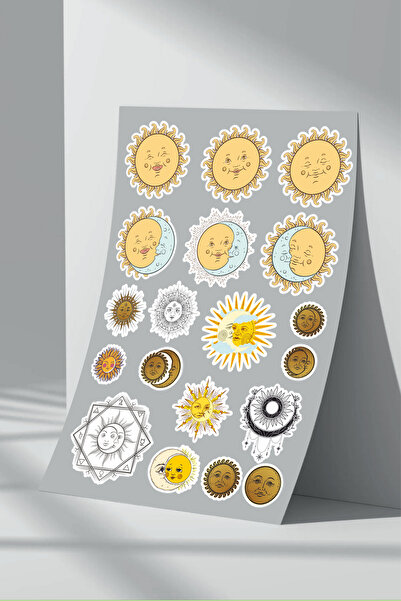 Sticker Market Set de autocolante cu model solar - Pachet de 1