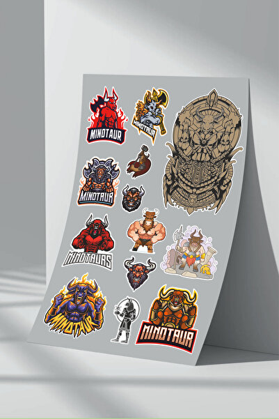Sticker Market Set de autocolante cu model Minotaure