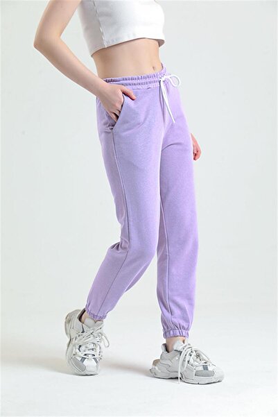 pulur.co بنطال رياضي أرجواني - تصميم مرن