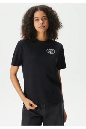 T shirt lacoste signature best sale