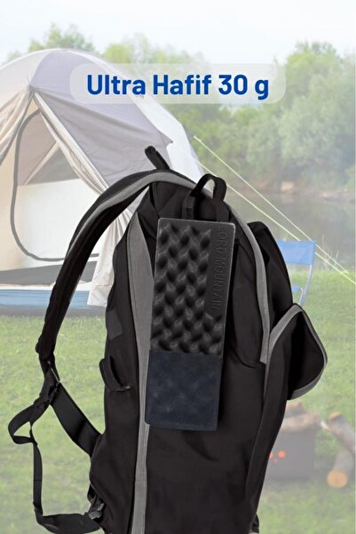 Lord Mountain Kamp Minderi, Kamp Matı, Hafif Kamp Oturma Minderi, Katlanabilir Minder, Outdoor Minder, Siyah