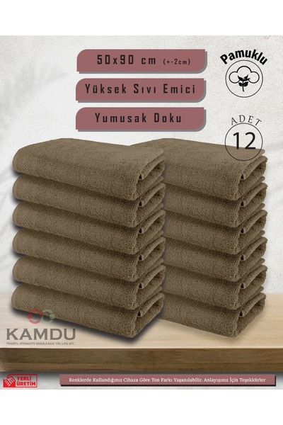 Neesh 12 Pack Cotton Barber - Hairdresser and Sports Towels, Gym Fitness