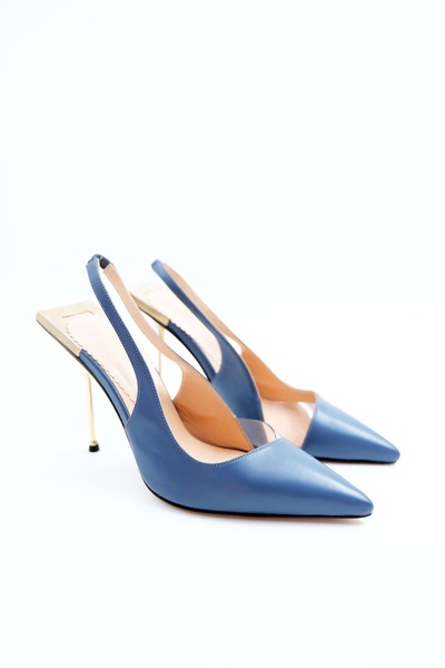 Tenau Kadın Hakiki Deri Topuklu Ayakkabı