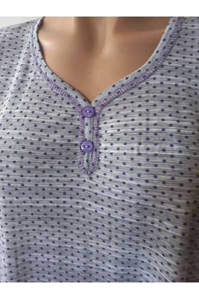 Flamingo Polka Dot Printed Nightgown