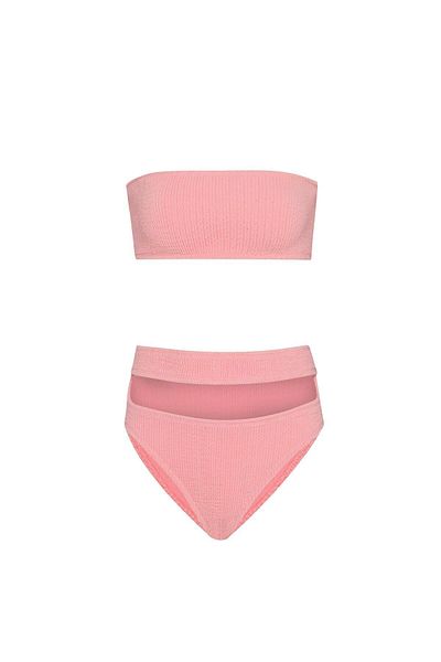 Maeve Xecetuncel Cotton Candy High Waist Bikini Set