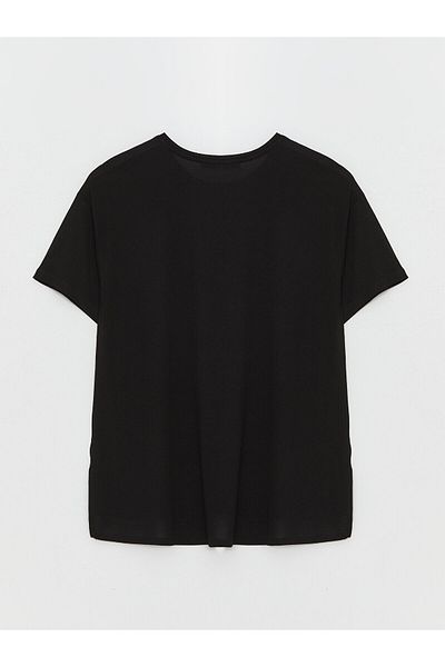 LC Waikiki Tricou LCW pentru damă - Gât crew, paiete cu paiete, mânecă scurtă