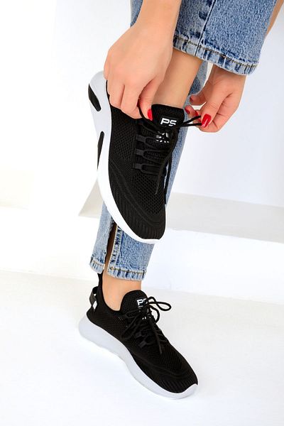 SOHO Černo-bílé unisex tenisky 16884