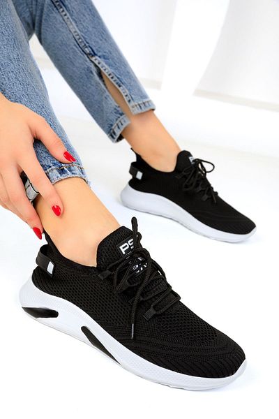 SOHO Černo-bílé unisex tenisky 16884