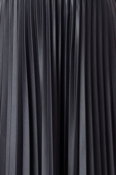 Trendyol Collection Антрацитова плісирована пряма спідниця Aline Orme TWOSS24ET00041