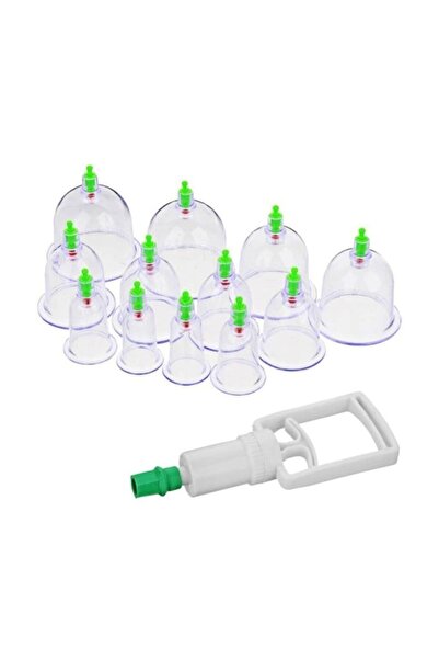 Genel Markalar 12li Kupa Çekme Seti Vakumlu Hacamat Seti