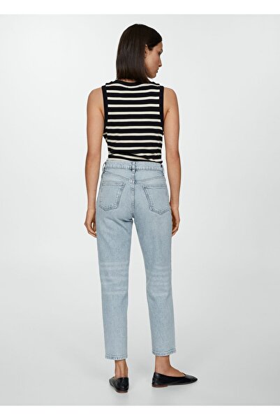 MANGO Woman Newmom Confort Yüksek Belli Jean Pantolon