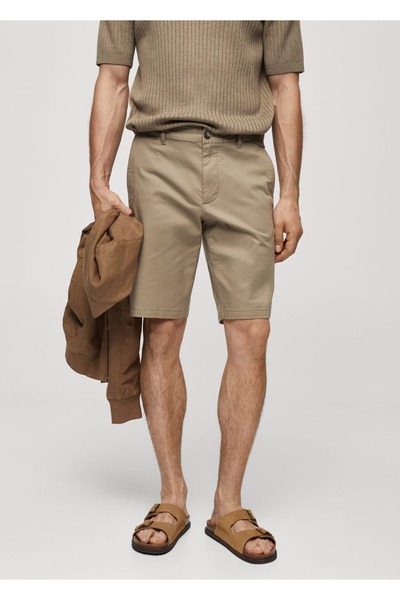MANGO Man Σορτς βερμούδας από βαμβακερό Chino Slim Fit