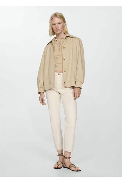 MANGO Woman Ψηλόμεσο Mom Comfort Jeans