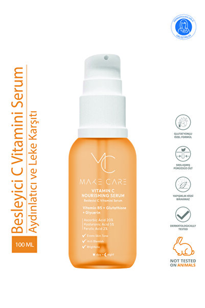 MAKE CARE Aydınlatıcı Leke Karşıtı Besleyici C Vitamini Serum