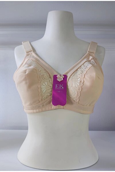F.K Recovery Lace Detailed Nude Bra - 1003