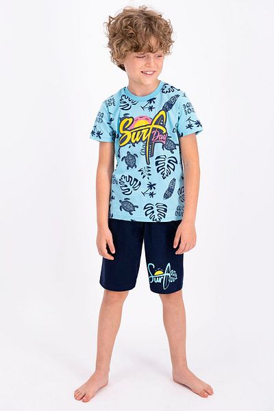 ROLY POLY Boy's Turquoise Bermuda Suit Rp2317-2