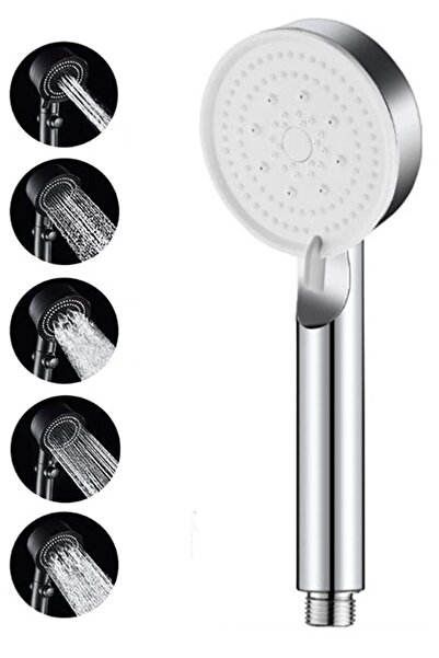 Kaşbaşı Home 5 Fonksiyonlu Yüksek Basınçlı Ayarlanabilir Duş Başlığı