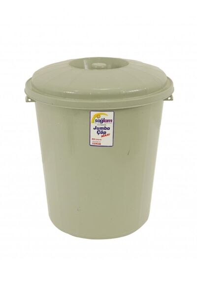 Genel Markalar Sağlam Plastik Jumbo Çöp Kovası Kilitsiz 90 lt