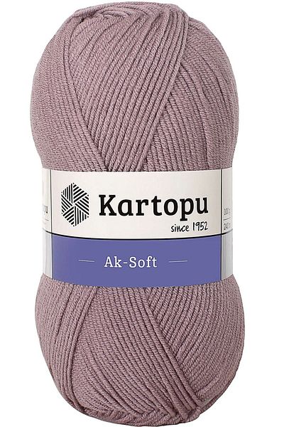 Kartopu Aksoft Hand Knitting Yarn Κωδικός χρώματος: K713 Light Plum