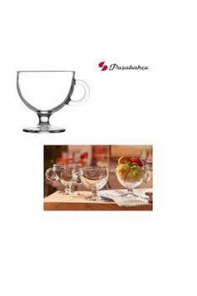 Paşabahçe Ice Cream Cup with Handle Vario 4 Pieces 55182 Pasabahce