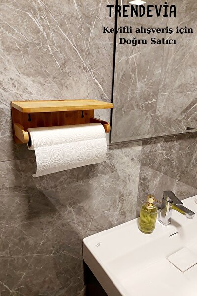 MİEN Bambu Mutfak Ve Banyo Kagıt Havluluk Güçlü Yapışkan