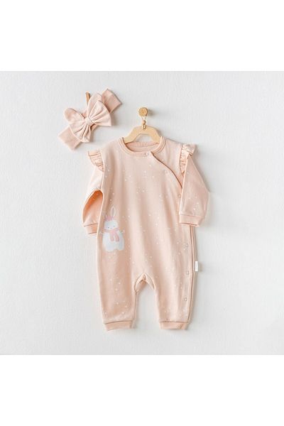 andywawa Bunnies Be Sking - AC24117 Model Baby Onesie Set
