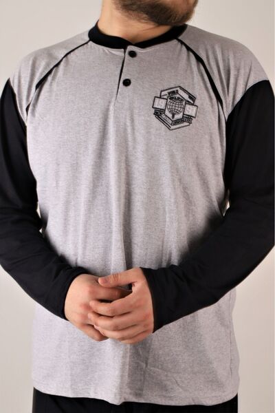 ŞİPKA 100% COTTON SUPERIOR MEN'S PLUS SIZE PAJAMA SET 915