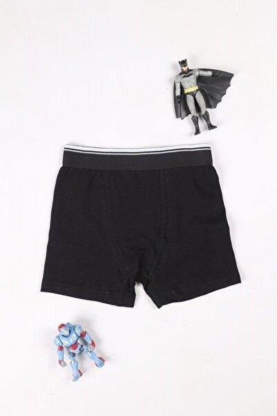 MADALİNA BOY 95% COTTON 3 COLORS 3 PACK BOXERS BLACK-GRIMELANGE-RED