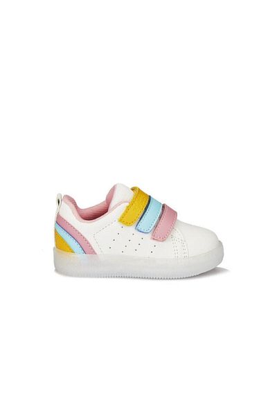 Vicco Sun Baby Lighted Shoes White/pink