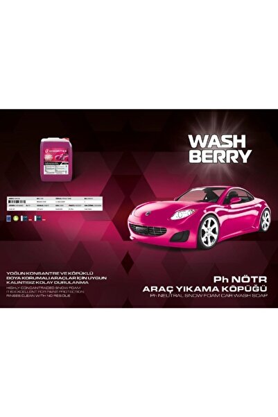 Divortex Washberry Ph Nötr Oto Şampuanı 4 Litre