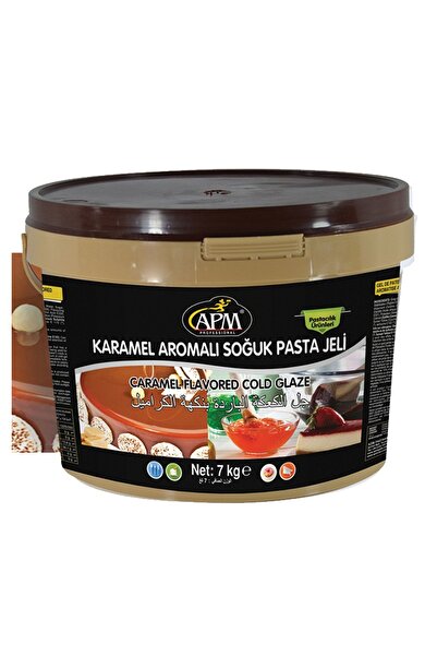 APM Karamel Aromalı Soğuk Pasta Jölesi - Jeli 7 Kg