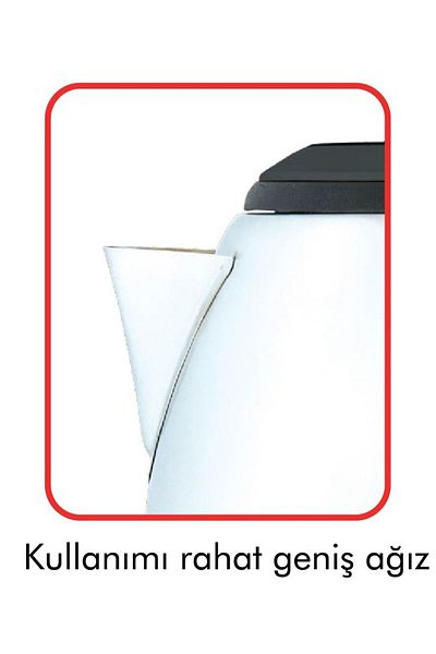 Farg Velox Epa-1014 Water Heater & Kettle, Electric Kettle Stainless Steel, 1.8 Lt