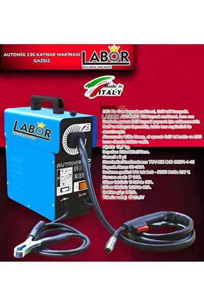 LABOR 130 Amper Gazsız Gazaltı Kaynak Makina