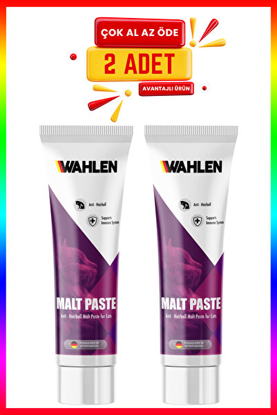 WAHLEN Malte Paste Tüy Yumağı Kontrol Kedi Macunu 100 ml (2 Adet)