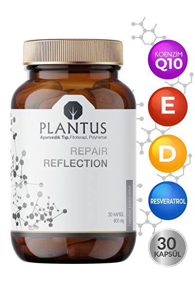 Plantus Repair Reflection -vitamin E, Vitamin D, Koenzim Q10, Resveratrol 30 Kapsül- Cilt Sağlığına Destek