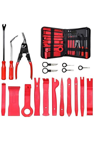 VIKTEC 19 Piece Auto Upholstery Clip and Trim Removal Set