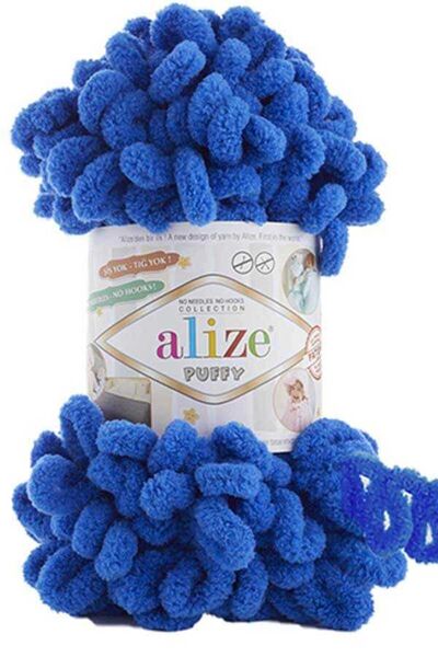 Alize ALİZE PUFFY 100 GR TEKLİ 141 SAKS MAVİSİ