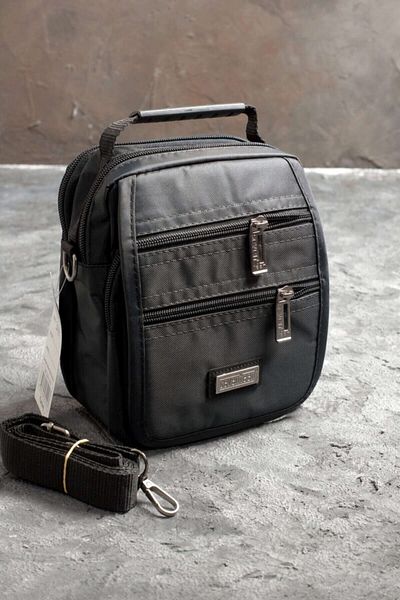 SEVENTEEN Black Waterproof Bag with Multi-Compartment Hand and Shoulder Strap 3497