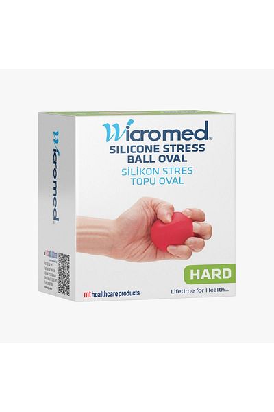 wicromed Silicone Stress Ball Red Hard