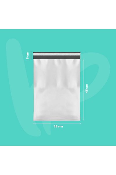 KARGOPEK Unprinted Gray Cargo Poster with Adhesive Without Pockets 35*45+5 (1500 Pieces)