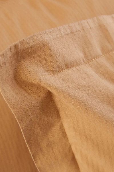 Nautica Home Mustard 100% Cotton Single Fitted/Elastic Bed Sheet