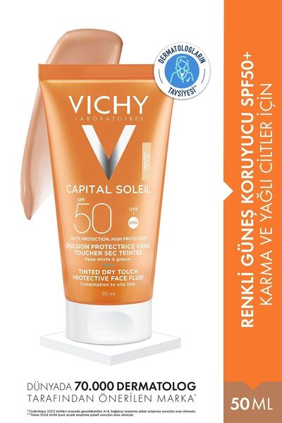 Vichy CAPİTAL SOLEİL BB TİNTED SUNSCREEN SPF50 50ML DEMBA4775