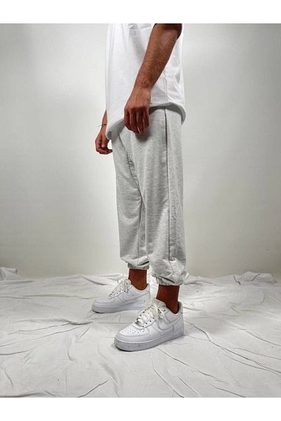 ROLLIE Loose Tracksuit Men's Gray Sweatpants 23004-05