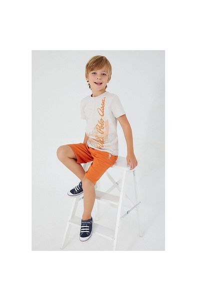 U.S. Polo Assn. BAZA. Polo Assn. Costum Bermuda pentru baieti