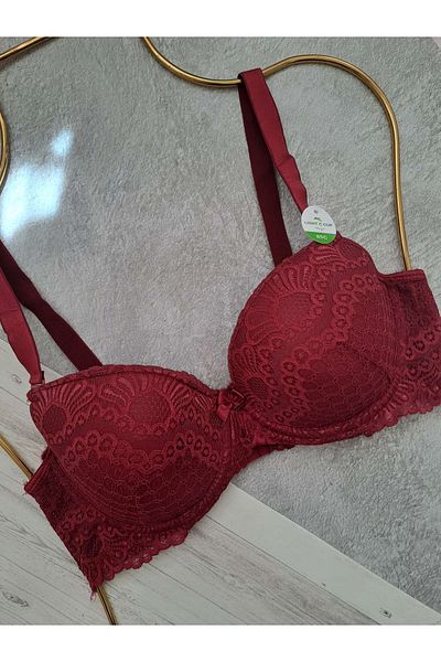 NARIYA Sutien de mărime mare pentru femei C Cupă adunată din dantelă Lenjerie de corp sutien confortabilă zilnică